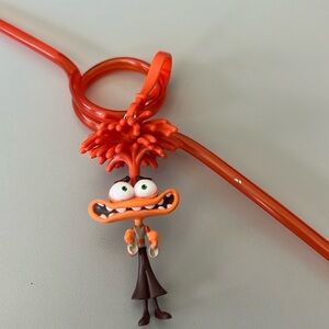 Disney Anxiety straw brand new